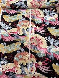 Kaika Series - Colorful birds black Kaika Series - Colorful birds black