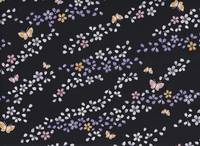 Blüten & Schmetterling schwarz Blüten & Schmetterling schwarz