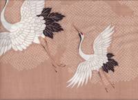 Kranich groß beige double gauze Kranich groß beige double gauze