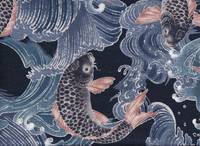 Koi blau (Canvas) Koi blau (Canvas)