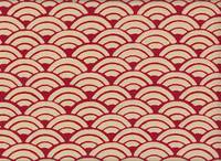 Seigaiha groß rot Seigaiha groß rot