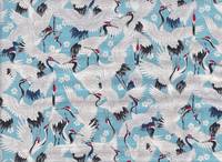 Kraniche helblau Kraniche helblau