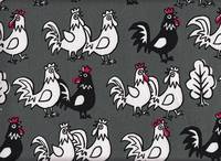 Hahn (Canvas) grau Hahn (Canvas) grau