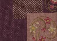 Patch Blumen Shibori lila Patch Blumen Shibori lila
