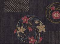 Patch Blumen Shibori blau Patch Blumen Shibori blau