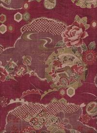 Blumen Shibori weinrot Blumen Shibori weinrot