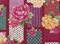 Modern - Kiku Patch rot Modern - Kiku Patch rot