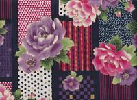 Modern - Kiku Patch blau Modern - Kiku Patch blau