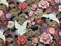 Kranich groß schwarz gold Kranich groß schwarz gold