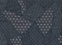 Patch Asanoha blau Patch Asanoha blau