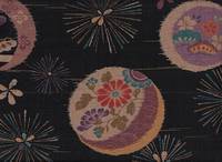 Blumen Temari schwarz Blumen Temari schwarz