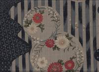 Blumen Streifen blau Blumen Streifen blau