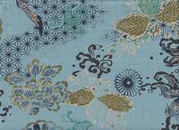 Koi & asanoha hellblau Koi & asanoha hellblau