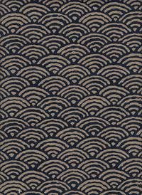 Seigaiha groß dunkelblau Seigaiha groß dunkelblau