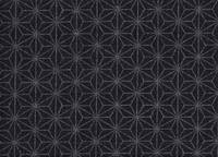 Asanoha groß schwarz Asanoha groß schwarz