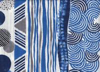 Yagasuri Patch blau Yagasuri Patch blau