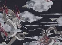 Drachen dunkelblau Drachen dunkelblau