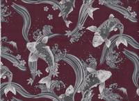 Koi & Fuji burgund Koi & Fuji burgund