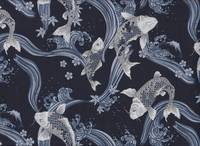 Koi & Fuji navy Koi & Fuji navy