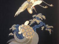 Panel Kranich & Schildkröte Panel Kranich & Schildkröte