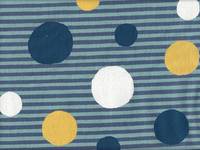 Punkte und Streifen blau Punkte und Streifen blau