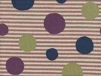 Punkte und Streifen braun Punkte und Streifen braun