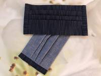 Gesichtsmaske Nadelstreifen Blau Gesichtsmaske Nadelstreifen Blau