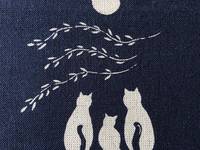Panel Katzen blau Panel Katzen blau