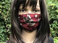 Gesichtsmaske Koi burgund Gesichtsmaske Koi burgund