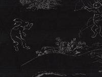 Panel Hase & Frosch schwarz Panel Hase & Frosch schwarz