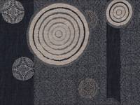 Kreise blau Jacquard Kreise blau Jacquard