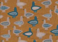 Wachstuch Enten mustard Wachstuch Enten mustard