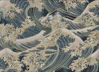 Wachstuch Wellen türkis Wachstuch Wellen türkis