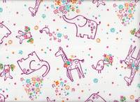 Wachstuch Vogel & Elefant Wachstuch Vogel & Elefant