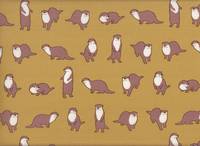 Wachstuch Otter senfgelb Wachstuch Otter senfgelb