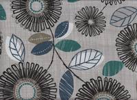 Wachstuch Blumen hellgrau Wachstuch Blumen hellgrau