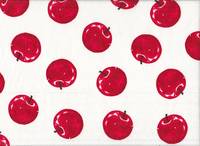 Wachstuch Äpfel groß weiß Wachstuch Äpfel groß weiß