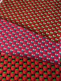 Wachstuch Strawberry Party pink Wachstuch Strawberry Party pink