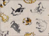 Wachstuch Katzen natur Wachstuch Katzen natur