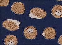 Wachstuch Igel groß dunkelblau Wachstuch Igel groß dunkelblau