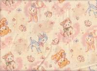 Wachstuch Katze & Hase creme Wachstuch Katze & Hase creme