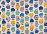 Wachstuch Mäuse blau Wachstuch Mäuse blau