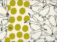 Wachstuch Pinguin groß grün Wachstuch Pinguin groß grün