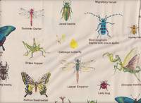 Wachstuch Insect Encyclopedia II natur Wachstuch Insect Encyclopedia II natur