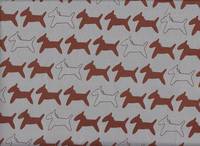 Wachstuch Esel graublau Wachstuch Esel graublau