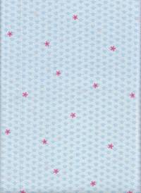 Wachstuch Wellen & Sakura hellblau Wachstuch Wellen & Sakura hellblau