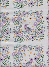 Wachstuch Blumen Vogel flieder Wachstuch Blumen Vogel flieder