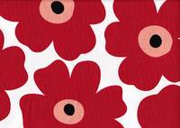 Wachstuch Poppy red Wachstuch Poppy red