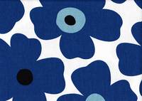 Wachstuch Poppy blue Wachstuch Poppy blue