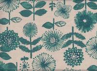 Wachstuch Dahlia Flower emerald Wachstuch Dahlia Flower emerald